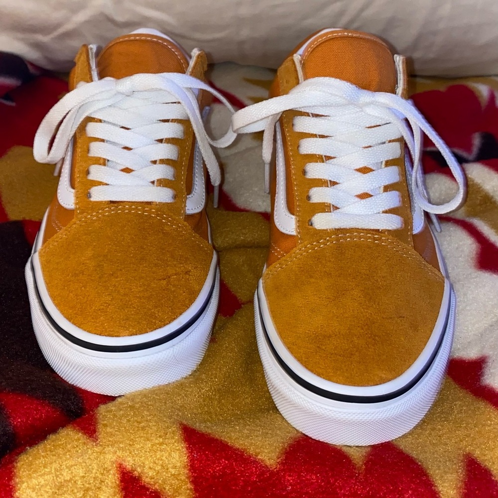 Orange old Skool vans
